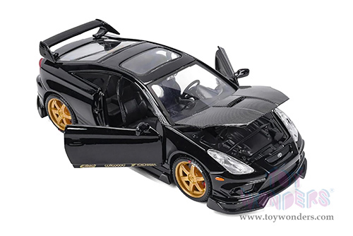 Maisto Design - Tokio Mod | Toyota Celica GT-S (1/24 scale diecast model car, Black) 38544BK