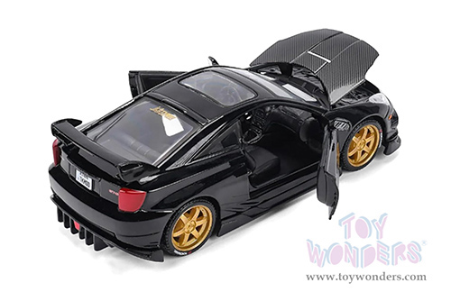Maisto Design - Tokio Mod | Toyota Celica GT-S (1/24 scale diecast model car, Black) 38544BK