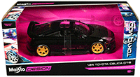 Maisto Design - Tokio Mod | Toyota Celica GT-S (1/24 scale diecast model car, Black) 38544BK; 