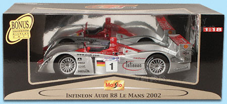 Audi R8 Le Mans (2002, 1:18) 38659