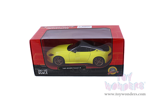 Showcasts® Collectibles - Nissan Z (2023, 1/24 scale die cast model car, Yellow) 38904YL MAP: $22.99