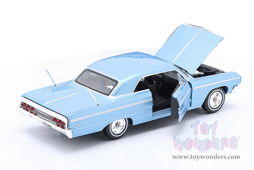 Showcasts® Collectibles - Chevrolet® Impala™ SS™ Hardtop (1964, 1/24 scale diecast model car, Blue) 38908BU MAP: $22.99