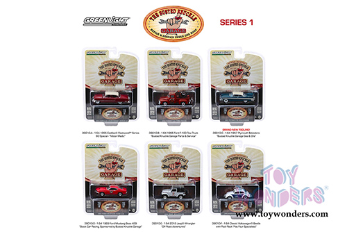 Greenlight - Busted Knuckle Garage Series 1 Assortment (1/64 scale diecast model car, Asstd.) 39010/48