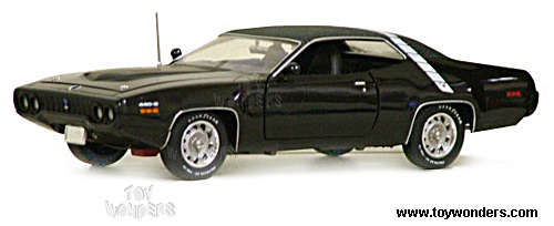 ERTL - Plymouth Road Runner Hard Top (1971, 1/18 scale diecast model car, Black) 39396