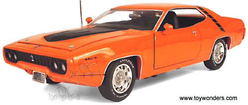 39397 ERLT 1971 Plymouth Road Runner Diecast Model Collection Car