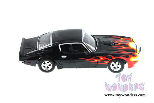 Tomy ERTL - Pontiac Firebird w/ Flames Hard Top (1970, 1/24 scale diecast model car, Black) 39577A