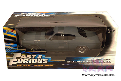 RC2 Johnny Lightning Fast & Furious - Chevy Chevelle SS Hardtop (1970, 1:18, Primer Gray) 39579GY