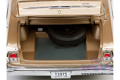 Sun Star USA - Chevrolet Nova Open Convertible (1963, 1/18 scale diecast model car, Saddle Tan) 3975