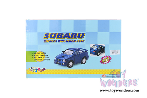 4015D Kinsmart 2002 Subaru Impreza WRX Sedan Diecast Model Car