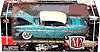 Show product details for Castline M2 Machines Auto-Thentics - Chevrolet Bel Air Hard Top (1957, 1:24, Tropical Turquoise &  Matador Red) 40200/01