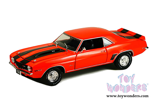 Castline M2 Machines Detroit - Muscle Premium - Chevy Camaro Z28 Hard Top (1969, 1/24 scale diecast model car, Orange) 40300/48D