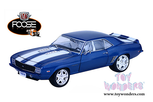 Castline M2 Machines FOOSE Design - Chevy Camaro RS Hard Top (1969, 1/24 scale diecast model car, Blue) 40300/52A