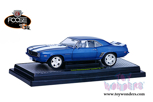 Castline M2 Machines FOOSE Design - Chevy Camaro RS Hard Top (1969, 1/24 scale diecast model car, Blue) 40300/52A