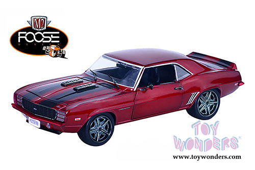 Castline M2 Machines FOOSE Design - Chevy Camaro RS Hard Top (1969, 1/24 scale diecast model car, Red) 40300/52B