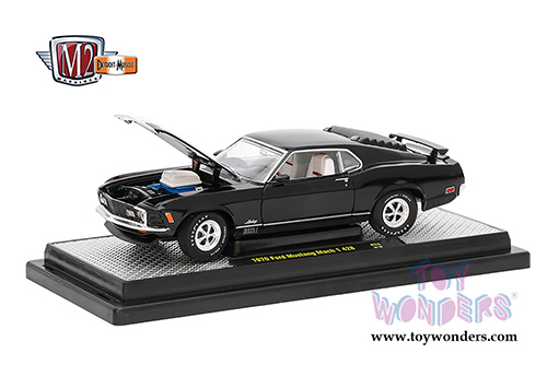 Castline M2 Machines Detroit-Muscles&reg; - Ford Mustang Mach 1 428 Hard Top (1970, 1/24 scale diecast model car, Black) 40300/53C