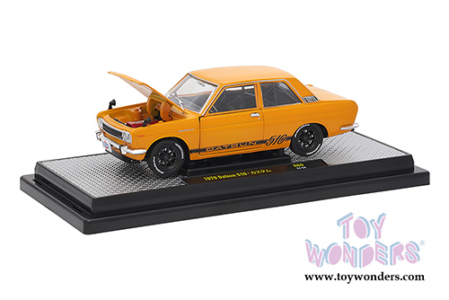 Castline M2 Machines Auto-Japan | Datsun 510 Hard Top (1970, 1/24 scale diecast model car, Bronze Yellow) 40300/60B