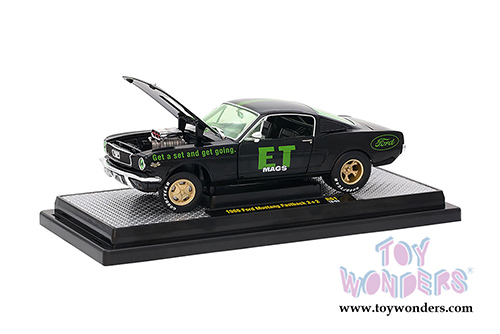 Castline M2 Machines ET-MAGS | Ford Mustang Fastback 2+2 Hardtop (1966, 1/24 scale diecast model car, Gloss Black) 40300/61A
