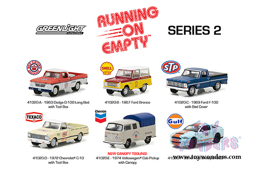 Greenlight - Running On Empty Series 2 (1/64 scale diecast model car, Asstd.) 41020/48