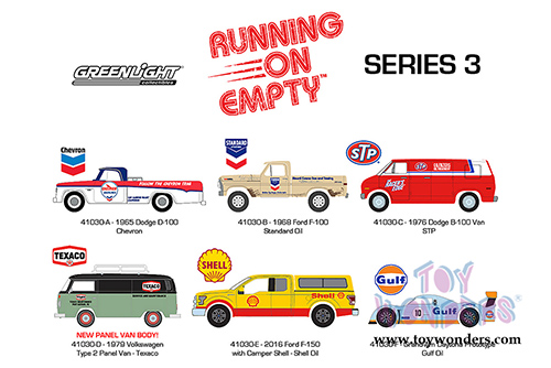 Greenlight - Running On Empty Series 3 (1/64 scale diecast model car, Asstd.) 41030/48
