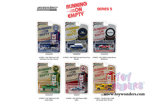 Greenlight - Running on Empty Series 5 (1/64 scale diecast model car, Asstd.) 41050/48