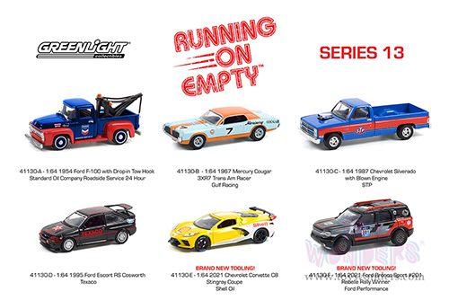 Greenlight - Running on Empty Series 13 (1/64 scale diecast model car, Asstd.) 41130/48