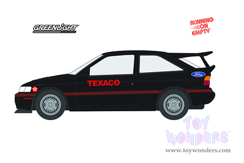 Greenlight - Running on Empty Series 13 | Ford Escort RS Cosworth "Texaco" (1995, 1/64 scale diecast model car, Black) 41130D/48