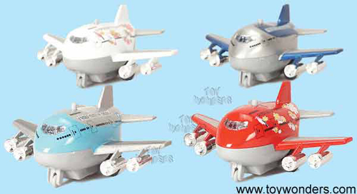 Sonic Jumbo Jet  w/ Sounds & Lights (3.5", Asstd.) 4120D