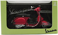 Show product details for New Ray - Vespa P200E Scooter (1978, 1/12 scale diecast model bike, Asstd.) 42123