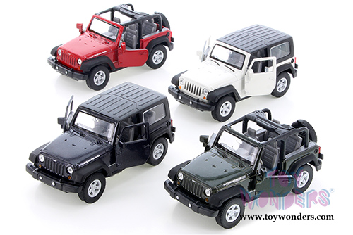 Welly - Jeep&reg; Wrangler&reg; Rubicon&reg; (4.5" diecast model car, Asstd.) 42371C/H