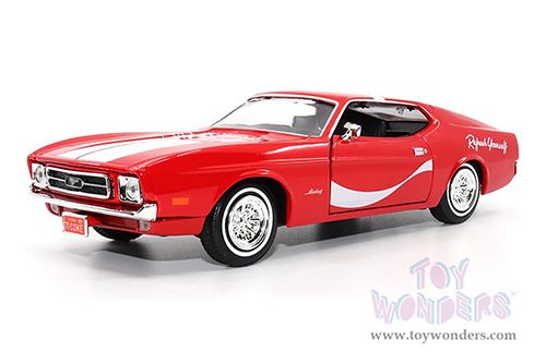 Motor City Coca-Cola - Ford® Mustang® Sportsroof (1971, 1/24 scale diecast model car, Red) 424071 MAP: $39.99