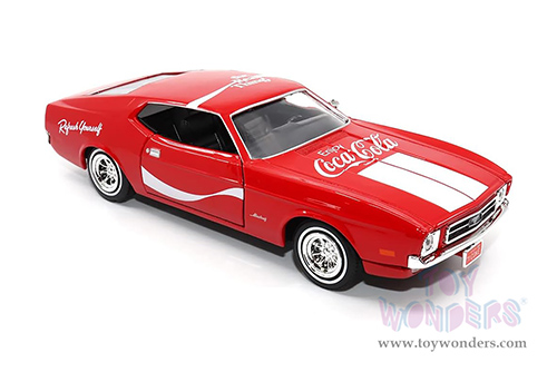 Motor City Coca-Cola - Ford® Mustang® Sportsroof (1971, 1/24 scale diecast model car, Red) 424071 MAP: $39.99