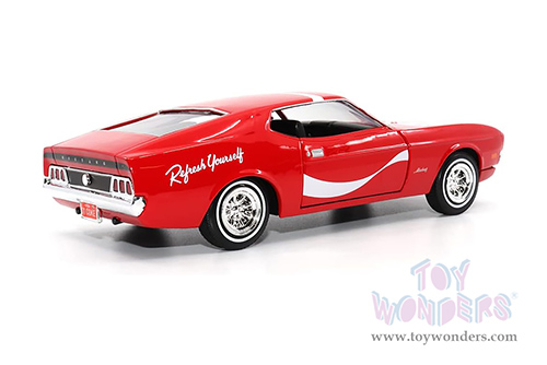Motor City Coca-Cola - Ford® Mustang® Sportsroof (1971, 1/24 scale diecast model car, Red) 424071 MAP: $39.99