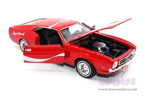 Motor City Coca-Cola - Ford® Mustang® Sportsroof (1971, 1/24 scale diecast model car, Red) 424071 MAP: $39.99