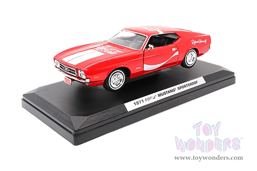 Motor City Coca-Cola - Ford® Mustang® Sportsroof (1971, 1/24 scale diecast model car, Red) 424071 MAP: $39.99