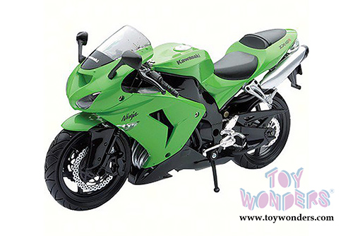 New Ray - Kawasaki ZX-10R Sport Bike (1/12 scale diecast model car, Green) 42443A