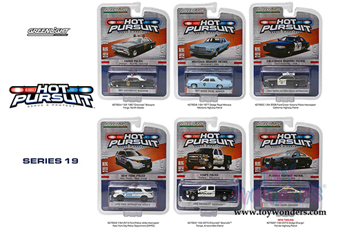 Greenlight - Hot Pursuit Series 19 (1/64 scale diecast model car, Asstd.) 42760/48