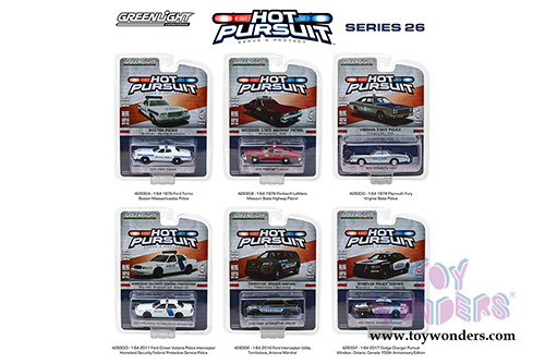 Greenlight - Hot Pursuit Series 26 (1/64 scale diecast model car, Asstd.) 42830/48
