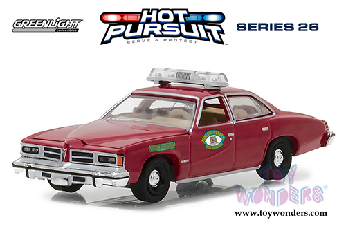 Greenlight - Hot Pursuit Series 26 | Pontiac&reg; LeMans Missouri State Highway Patrol (1976, 1/64 scale diecast model car, Red) 42830B/48
