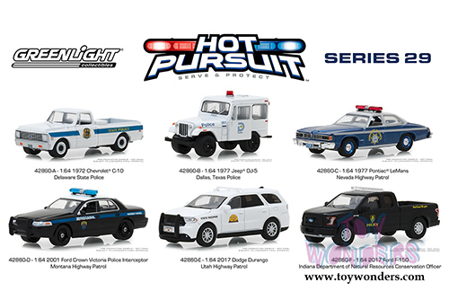 Greenlight - Hot Pursuit Series 29 (1/64 scale diecast model car, Asstd.) 42860/48