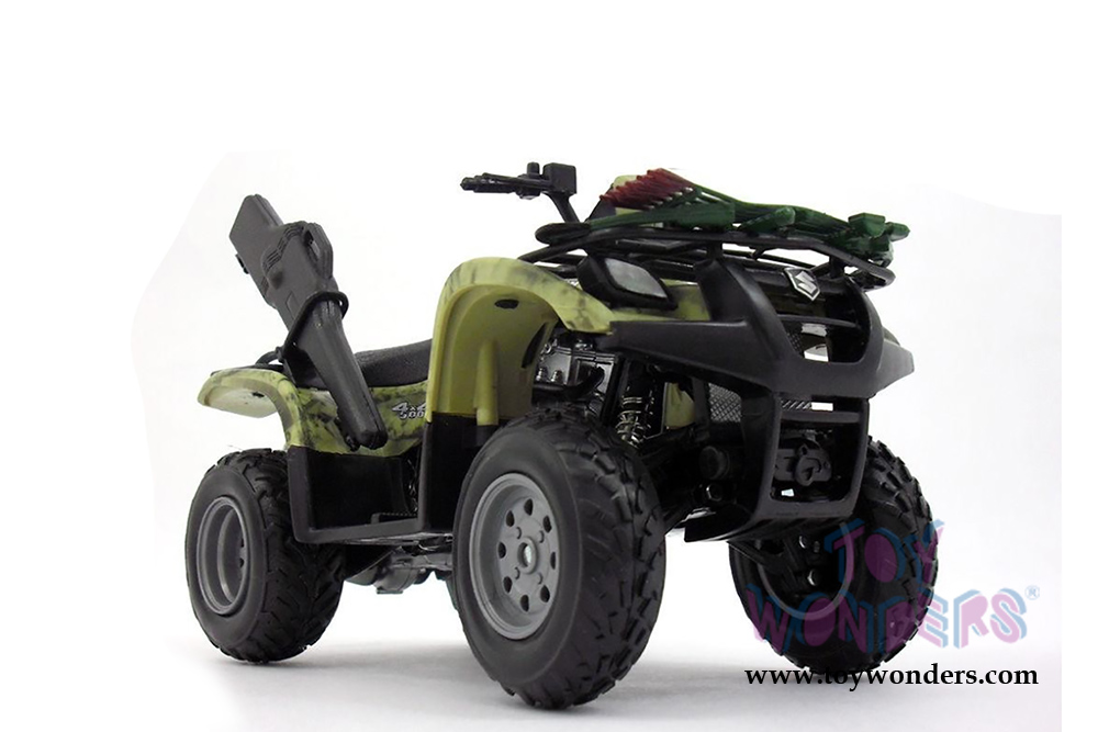 New-Ray Suzuki Vinson QuadRunner 500 ATV 4 wheeler Red 1:12 scale model toy 
