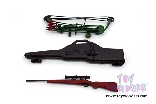 New Ray - Suzuki Vinson Auto 500 4X4 Hunting Quad Runner ATV (1/12 scale diecast model car, Camouflage Green) 42903A