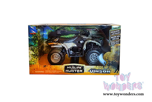 New Ray - Suzuki Vinson Auto 500 4X4 Hunting Quad Runner ATV (1/12 scale diecast model car, Camouflage Green) 42903A