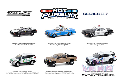 Greenlight - Hot Pursuit Series 37 (1/64 scale diecast model car, Asstd.) 42950/48
