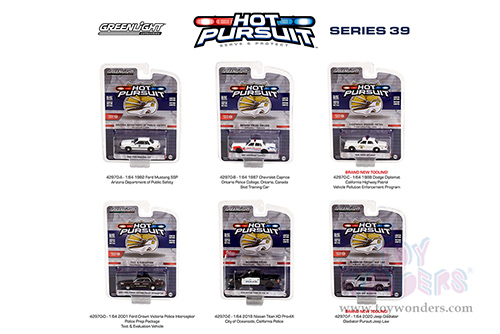 Greenlight - Hot Pursuit Series 39 (1/64 scale diecast model car, Asstd.) 42970/48