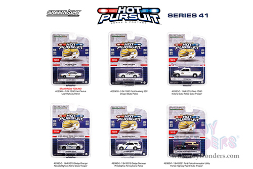 Greenlight - Hot Pursuit Series 41 (1/64 scale diecast model car, Asstd.) 42990/48