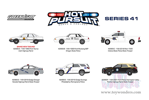 Greenlight - Hot Pursuit Series 41 (1/64 scale diecast model car, Asstd.) 42990/48