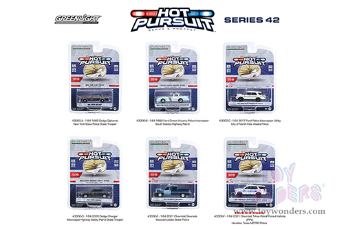 Greenlight - Hot Pursuit Series 42 (1/64 scale diecast model car, Asstd.) 43000/48