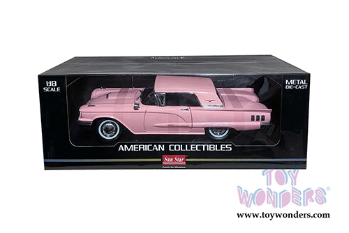 Sun Star USA - Ford Thunderbird Hardtop (1960, 1/18 scale diecast model car, Pink) 4308
