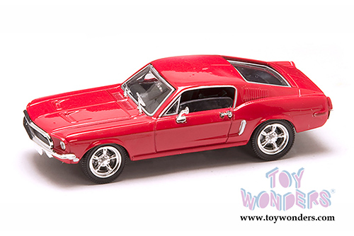 Lucky Road Signature - Ford Mustang GT 2+2 Fastback (1968, 1/43 scale diecast model car, Red) 43206R/48