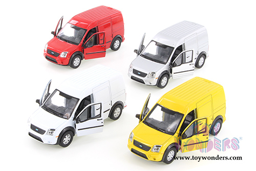 Welly - Ford Transit Connect Minivan (4.5" diecast model car, Asstd.) 43631D